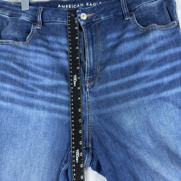 American Eagle Jegging Jeans Size 18 Regular Next Level Stretch Womens Blue - Picture 8 of 12